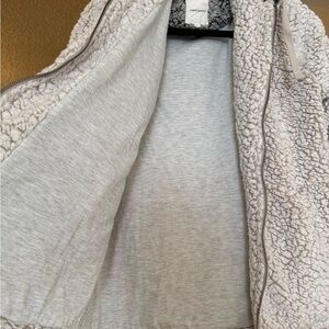 Thread & Supply Sherpa Jacket in Cream and Gray